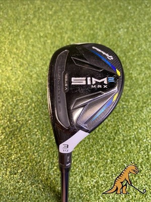 LH TaylorMade SIM2 Max 19* 3 Hybrid Ventus 70g Stiff Flex Graphite 3H