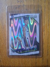 2025 PANINI WNBA PRIZM AZIAHA JAMES WHITE SEISMIC VARIATION ROOKIE CARD RC # 141. rookie card picture
