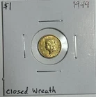 Photo of a 1849-P Gold Dollar from an eBay listing that sold on May 30, 2026
