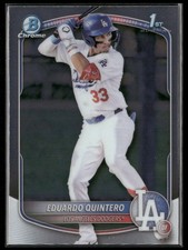 2025 Bowman #BCP-115 Eduardo Quintero Chrome Prospects