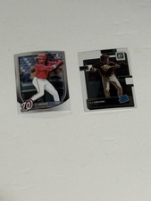 Two C.J. Abrams Cards Including Panini Donruss Optic - Rated Rookie