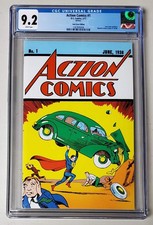 9.2 CGC Action Comics #1 Loot Crate Variant Reprint DC 2017 [1267693004]