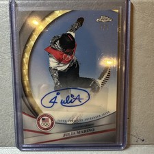 2026 Topps Chrome U.S. Winter Olympics Julia Marino Auto Superfractor 1/1