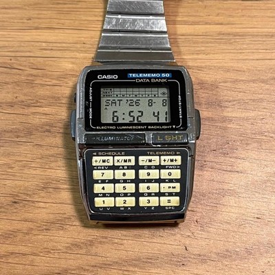 CASIO DATA BANK TELEMEMO 50 Watch DBC-630