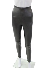 Commando Womens Vegan Leather High Rise Skinny Pants Leggings Gray Size Small