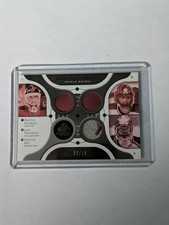 2005-06 SP Game Used Triple Jersey Patch #09/10 Patrick Roy Martin Brodeur 