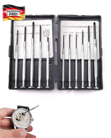 11 In 1 Feinmechaniker Schraubendreher Set,Mini Schraubenzieher Set,Uhrmacherwer