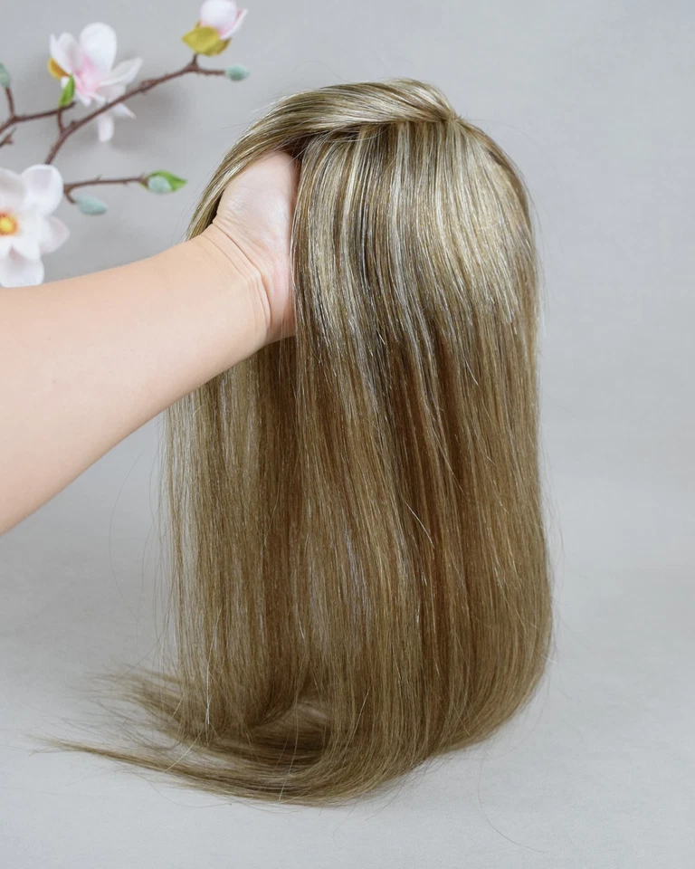 Моно основа коричневый блондин человека Virgin волос Topper шиньон для женщин - Изображение 3 из 4