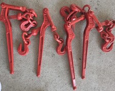 Lever Load Binder 5/16" - 3/8", 4 Pack Snap Chain Binder 5,400lbs