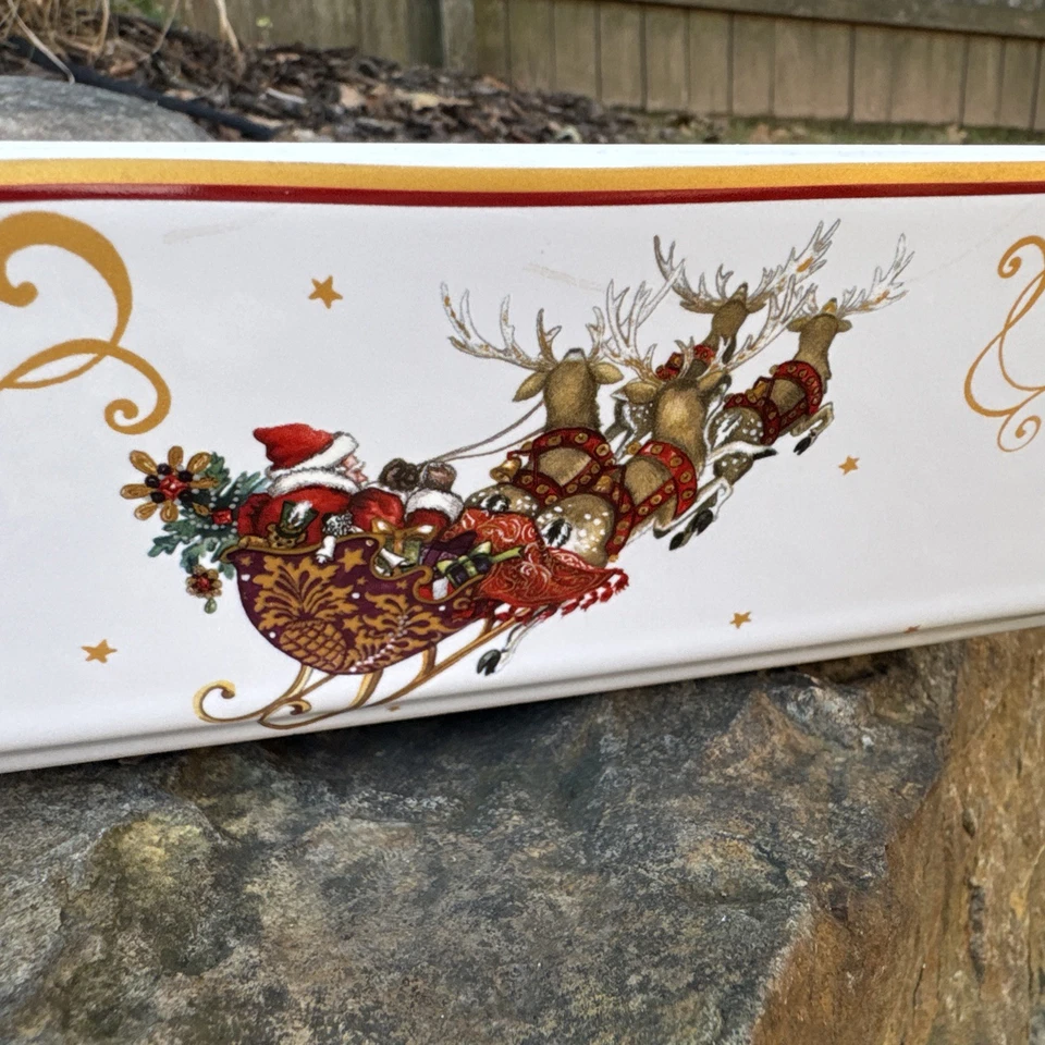 Williams Sonoma “Twas The Night Before Christmas” Loaf Baker Foto 2 de 4