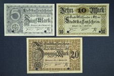 5, 10 + 20 marek 15.10.1918 Mülhausen (Mìlhüsa) Alzacja