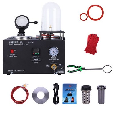 2L Cast Vacuum Machine 1/3HP Jewelry Silver Precious Metal Melting Casting Tool