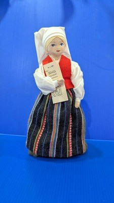 Vintage 1960s Charlotte Weibull Costume Doll. Malmo Sweden Perfect Condition