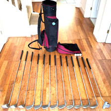 Mens Peter Alliss Full Golf Clubs 13 Irons And Woods Set Right Handed + TS Bag