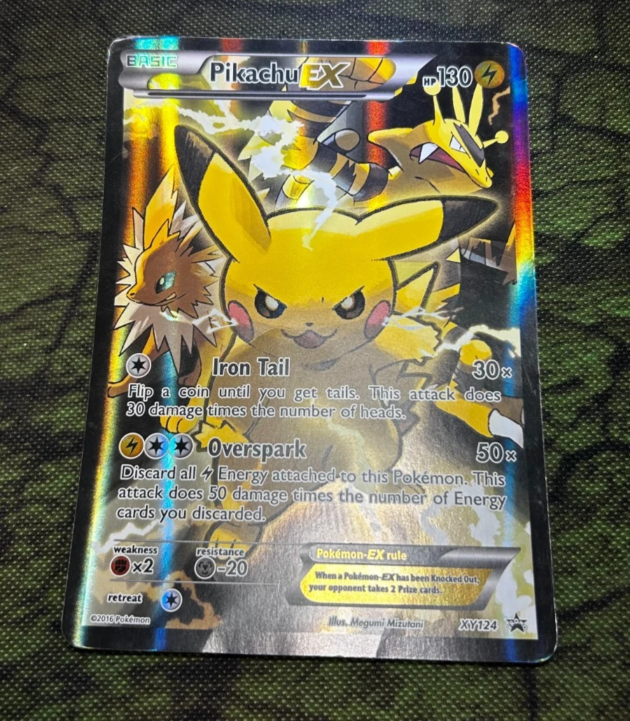 PSA7 ピカチュウEX P XY124 英語版 プロモーションカード Pikachu EX XY124 XY Holo for sale online | eBay