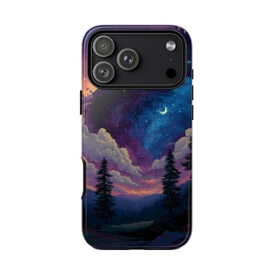 Phone Ink - iPhone | Galaxy | Pixel Case - Starry Purple Blue Night Sky