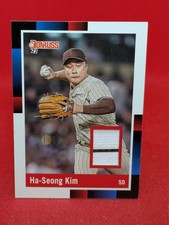 2022 Donruss Baseball HA-SEONG KIM 1988 Retro Materials R88M-HK Padres Relic