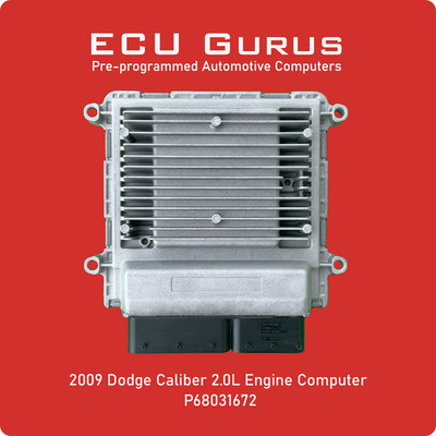 2009 Dodge Caliber 2.0L Engine Computer P68031672 ''VIN Programmed'' ECM PCM ECU