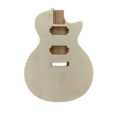 Mahogany Guitar body with Flame Maple Veneer H-H pickup Bolt on heel