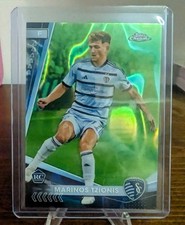 2024 Topps Chrome MLS - Neon Green Lava Refractor #140 Marinos Tzionis (RC)