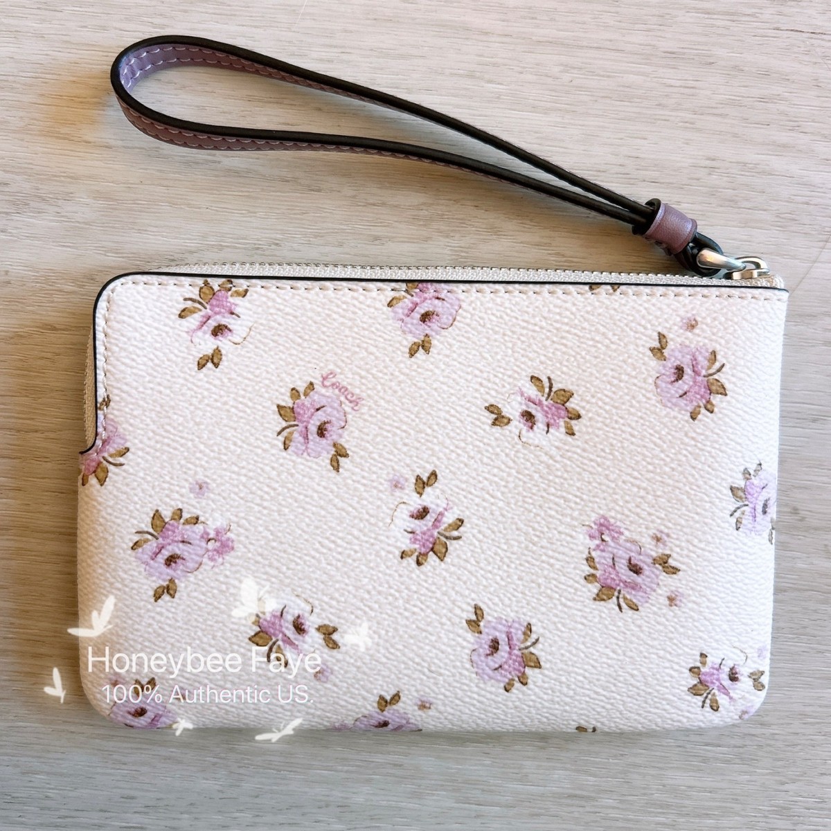 NWT Coach Corner Zip Wristlet CAL72/CW864/C3363/CP483/CN033/CP439