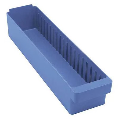 Quantum Storage Systems Qed603bl Drawer Storage Bin, High Impact Polystyrene,