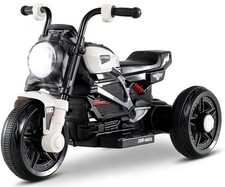 6V Kids Electric Motorcycle with Forward/Reverse, Headlight, Horn, Music  USB -