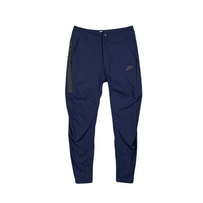 Nike Pants Mens 30 Navy Sportswear Tech Pack Stretch Woven Tapered Ankle Track