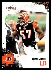 2010 Score Dhani Jones #61 Cincinnati Bengals