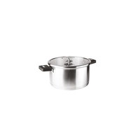 Lacor Set Aus 3 Edelstahl-KochtöPfen (16 / 18 / 20 Cm) + Griff