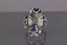 Stuart Nye Vintage Sterling Silver Classic Dogwood Flower Band Ring 925 Sz: 6