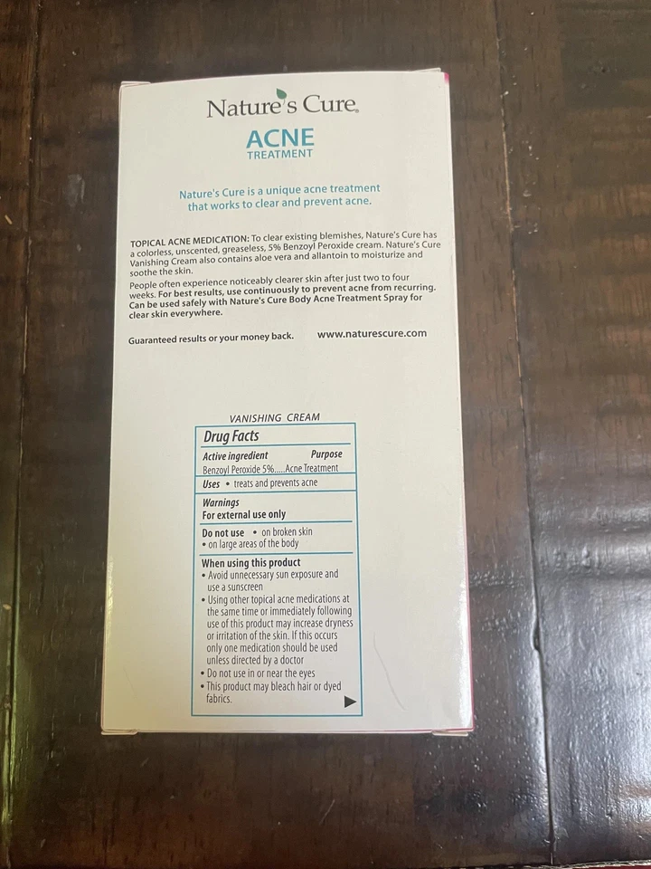 Nature's Cure - Crema de desaparición para mujeres - 1 OZ Foto 3 de 3