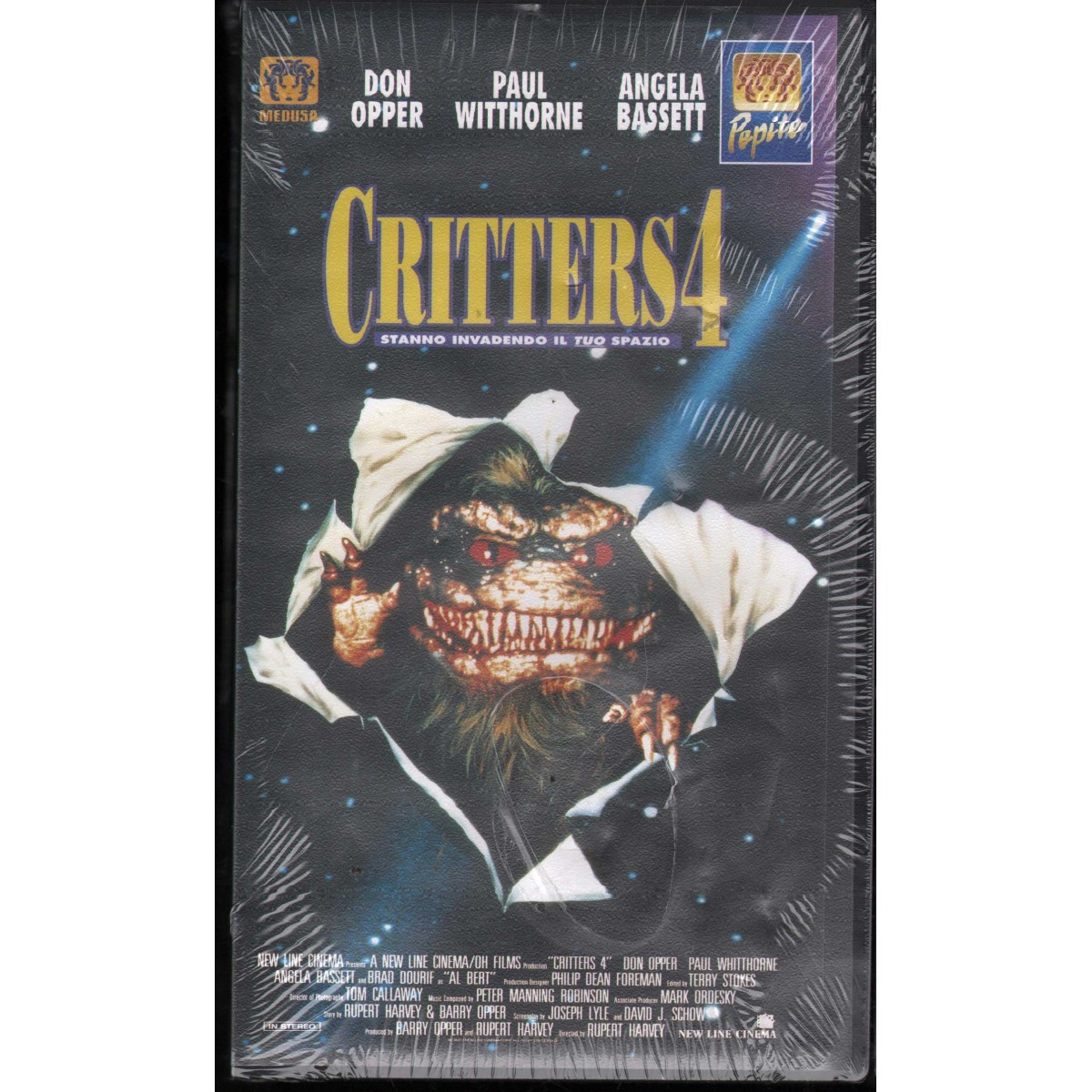 Critters 4 VHS Rupert Harvey Univideo - 1046602 Sealed