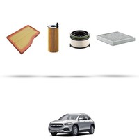 Hoffcar Set Service - 4 Filter FüR Mercedes Gla (H247) 220 D 140Kw Von 2020