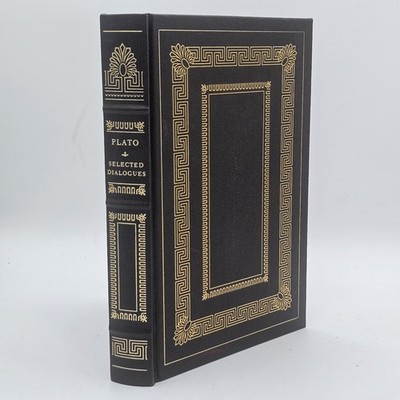 Plato Selected Dialogues 1983 Franklin Library Leather HC Philosophy