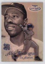 1999 Topps Gold Label Race to Aaron Black Alex Rodriguez #RA3 7xr