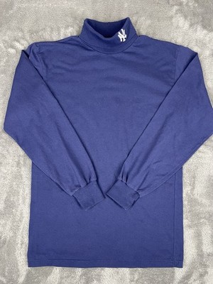 Vintage 90s New York Yankees Mock Neck Turtleneck Majestic