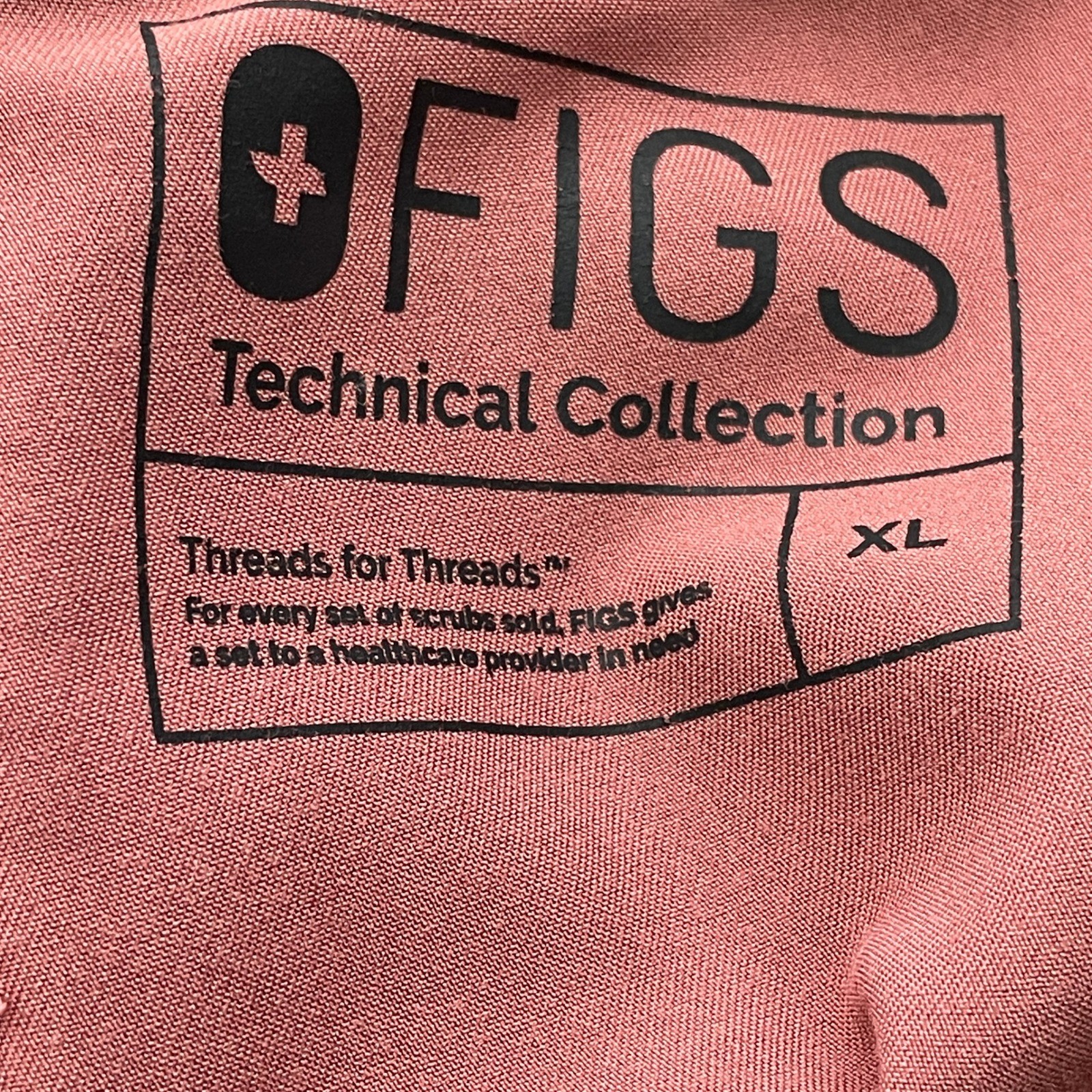 FIGS Technical Collection Drawstring Burgundy Red… - image 10