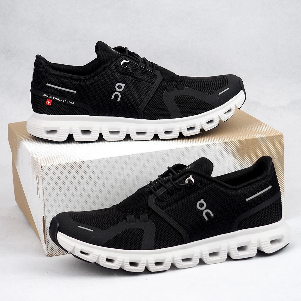 On Cloud 6 Sneakers Black/White Women's Running Shoes Size 6-9.5 New in Box
Opens in a new window or