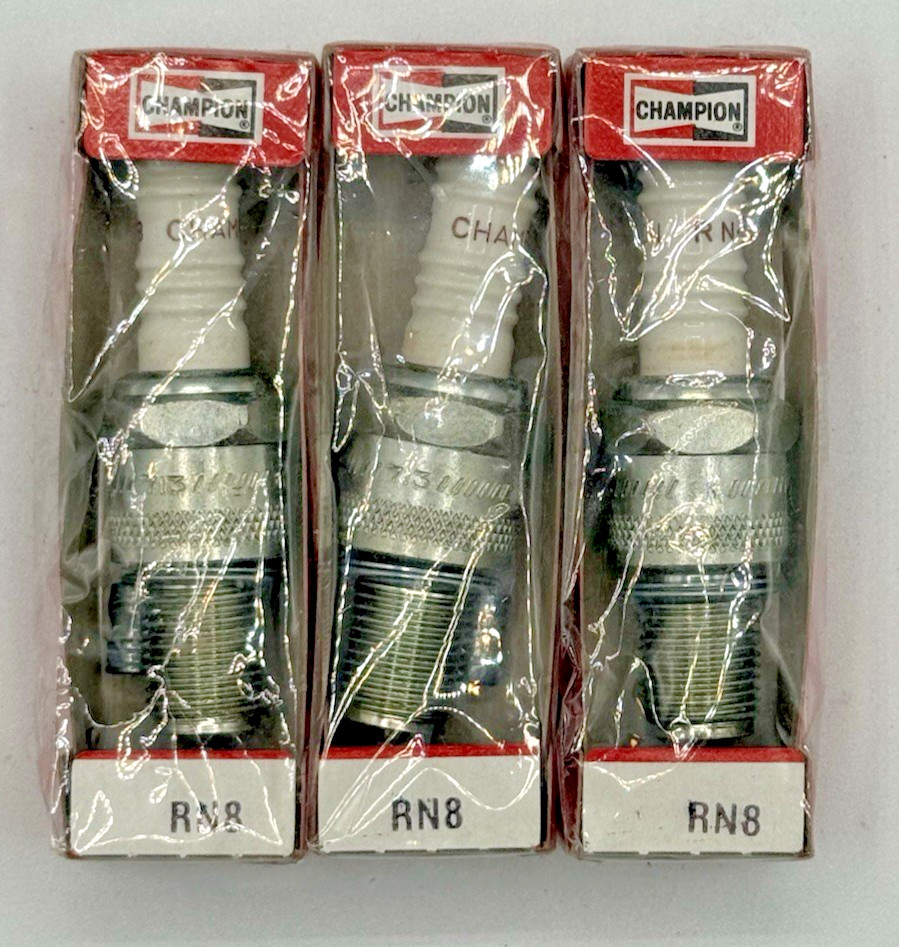 Champion RN8 Spark Plug Lot 3 pcs  Sealed