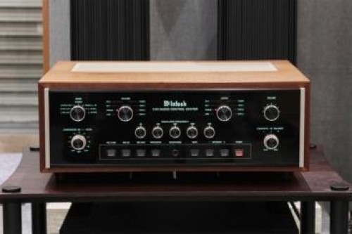 (Free Shipping) McIntosh C40 Woodcase Vintage Audio Control 