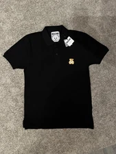MOSCHINO Couture Milano Toy Bear Logo Polo Shirt Black US  Size: 46/50/52
