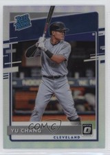 2020 Panini Donruss Optic Rated Rookies Holo Prizm Yu Chang #93 Rookie RC 0g45
