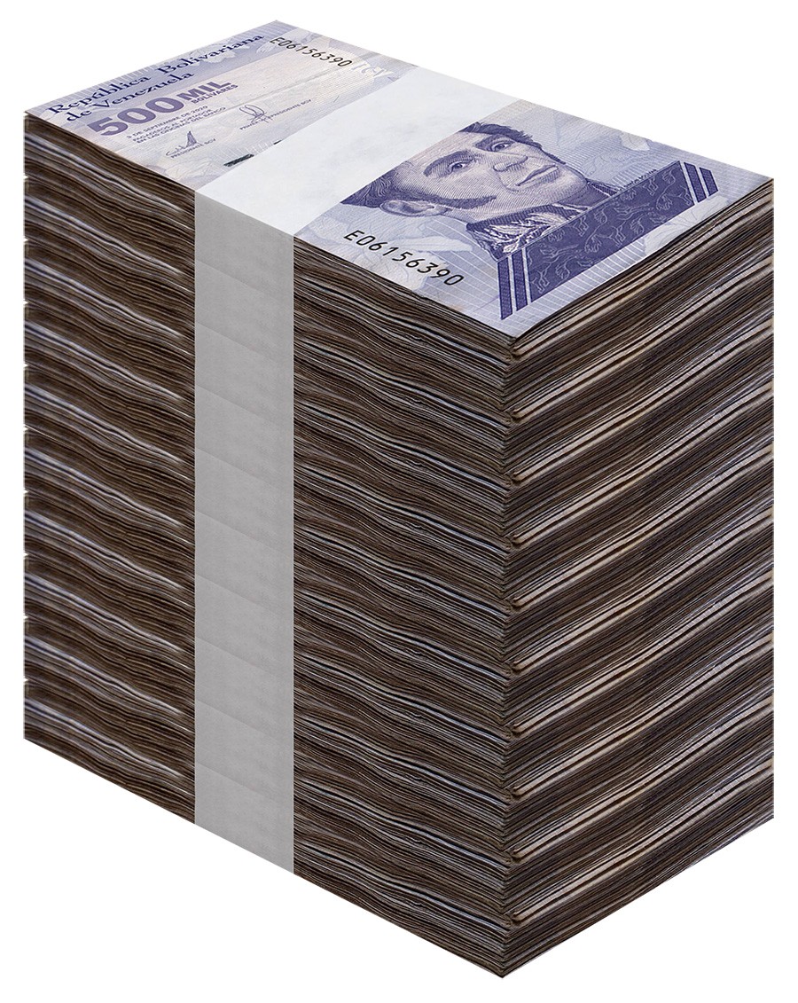 2020 Venezuela 500 Mil Bolivar Soberano CIRCULATED X 1000 PCS Bundle!!!