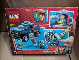 LEGO Marvel Superheroes Avengers Lot 76038/6869/6867 Quinjet New/Sealed/Rare