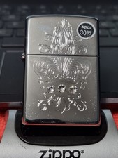 CRYSTALIZED CROWN FLEUR DE LIS ON A HIGH POLISHED CHROME ZIPPO (28805) BNIB.