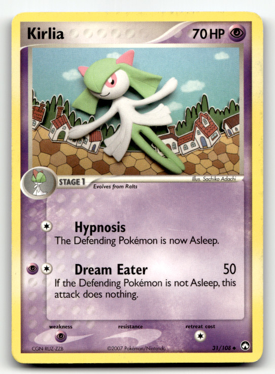 Kirlia 31/108 Normal Uncommon Power Keepers LP