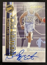2005 Power Picks Rashad McCants Autographed Rookie Card Short Print #210/250. rookie card picture