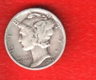 USA DIME 1944 D SILVER