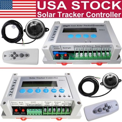 DC 12V 24V Solar Tracker Controller for Single/Dual Axis Solar Sunlight Tracking